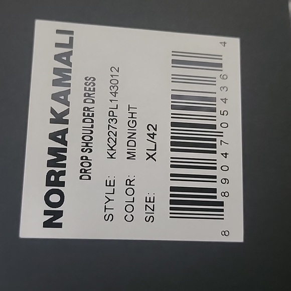 Norma Kamali Drop Shoulder Cocktail Dress Size XL - Picture 11 of 13
